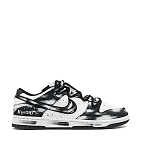 [ CUSTOM ] Dunk Retro Knight Black/White